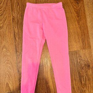 Thereabouts Girls Pink Fleece-Lined Leggings | Size M (10/12)